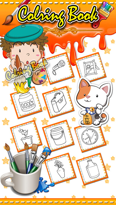 Emulate iPhone app coloring book app for 3rd grade kids using MyAndroid Emulate iPhone app coloring book app for 3rd grade kids using MyAndroid