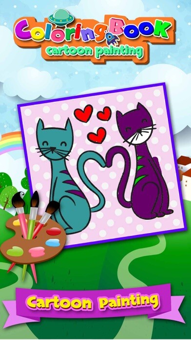 Emulate iPhone app Coloring Book :Cartoon Painting using MyAndroid Emulate iPhone app Coloring Book :Cartoon Painting using MyAndroid