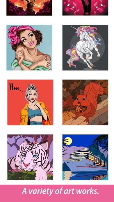 Emulate iPhone app Coloring Book: Color Puzzle using MyAndroid