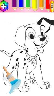 Emulate Android APK Coloring book Dalmatians dog