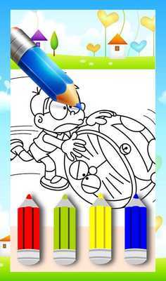 Emulate Android APK Coloring Book Doraemon Game Emulate Android APK Coloring Book Doraemon Game
