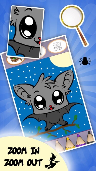 Emulate iPhone app Coloring book : Draw Halloween using MyAndroid Emulate iPhone app Coloring book : Draw Halloween using MyAndroid