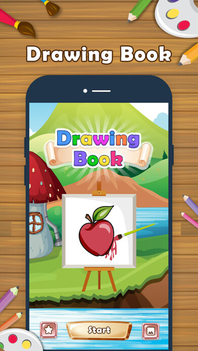 Emulate iPhone app Coloring Book - Drawing book using MyAndroid Emulate iPhone app Coloring Book - Drawing book using MyAndroid