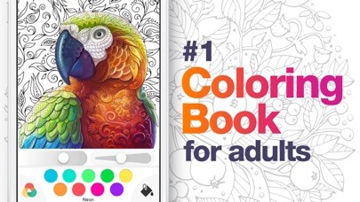 Emulate iPhone app Coloring Book For Adults - Art using MyAndroid