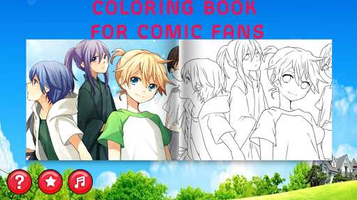 Run android online APK Coloring Book for Comic Fans from MyAndroid or emulate Coloring Book for Comic Fans using MyAndroid
