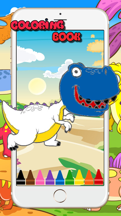 Emulate iPhone app Coloring Book for Little Kids - Dinosaur Animals using MyAndroid Emulate iPhone app Coloring Book for Little Kids - Dinosaur Animals using MyAndroid