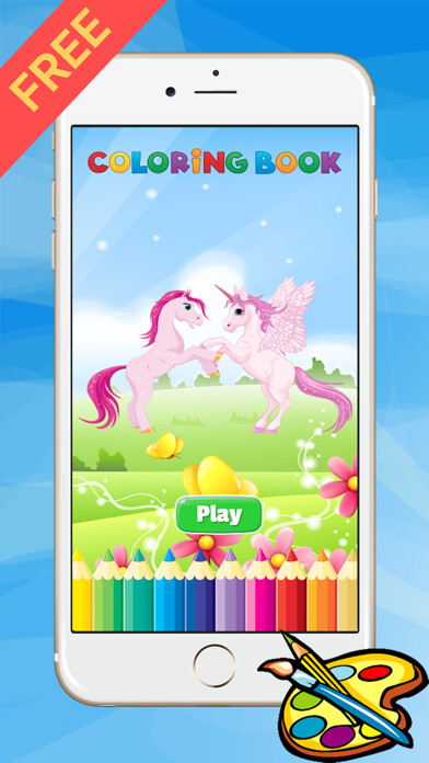 Emulate iPhone app Coloring Book For Little Pony - Horse drawing for kid game using MyAndroid Emulate iPhone app Coloring Book For Little Pony - Horse drawing for kid game using MyAndroid