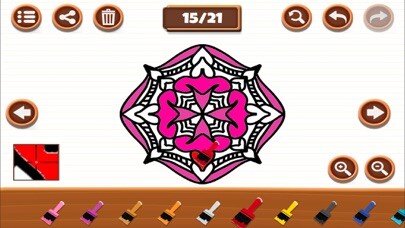 Emulate iPhone app Coloring Book for Mandala using MyAndroid Emulate iPhone app Coloring Book for Mandala using MyAndroid