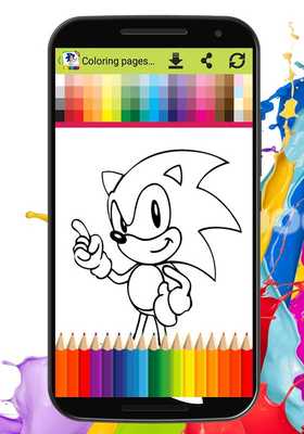 Emulate Android APK Coloring book for super sonic Emulate Android APK Coloring book for super sonic