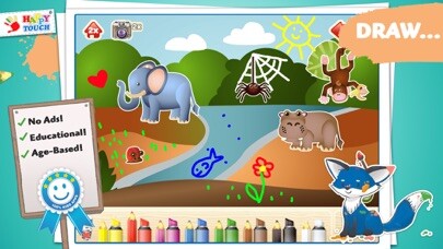 Emulate iPhone app COLORING BOOK Happytouch® using MyAndroid Emulate iPhone app COLORING BOOK Happytouch® using MyAndroid