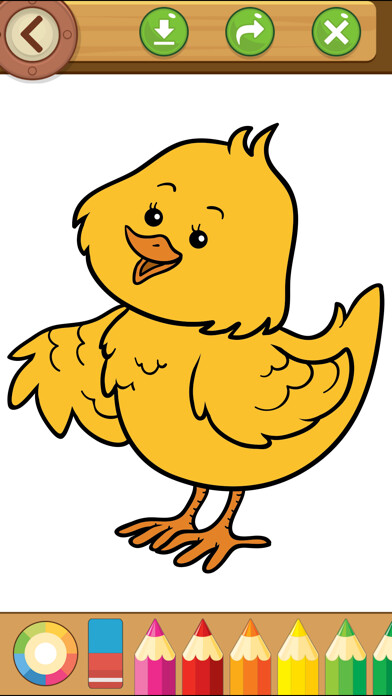 Emulate iPhone app Coloring book - Kids learn to draw birds, animals using MyAndroid Emulate iPhone app Coloring book - Kids learn to draw birds, animals using MyAndroid