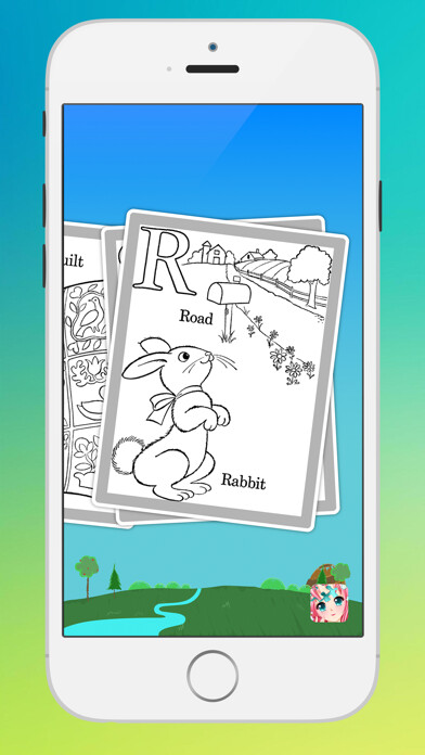 Emulate iPhone app Coloring Book Letters using MyAndroid Emulate iPhone app Coloring Book Letters using MyAndroid
