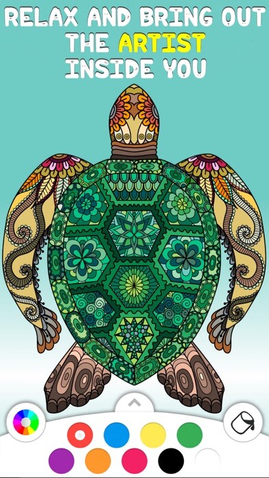 Emulate iPhone app Coloring Book - Mandalapp using MyAndroid Emulate iPhone app Coloring Book - Mandalapp using MyAndroid