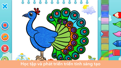 Emulate iPhone app Coloring book - Painting game using MyAndroid