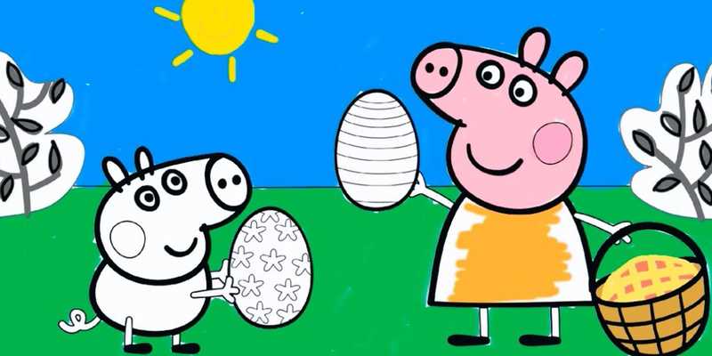 Emulate Android APK Coloring book Peppa pig  Paintbox  Peppa pig