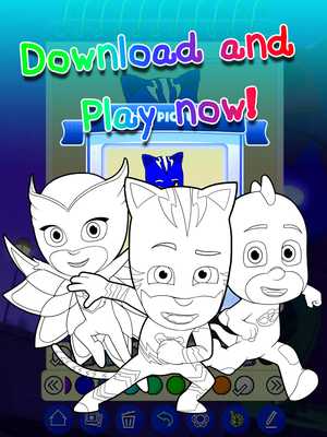 Emulate Android APK Coloring Book PJ Hero