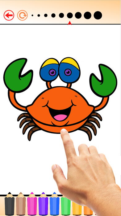 Emulate iPhone app Coloring Book Sea Animal HD: Learn to paint and color a shark, jellyfish, crab and more using MyAndroid Emulate iPhone app Coloring Book Sea Animal HD: Learn to paint and color a shark, jellyfish, crab and more using MyAndroid