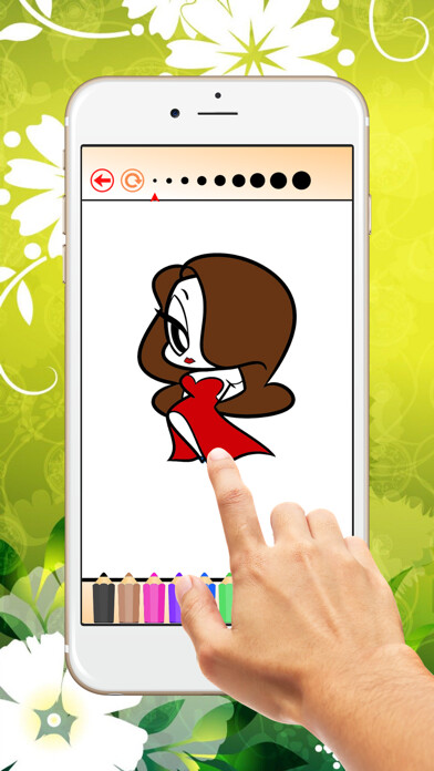 Emulate iPhone app Coloring Book The Girl using MyAndroid Emulate iPhone app Coloring Book The Girl using MyAndroid