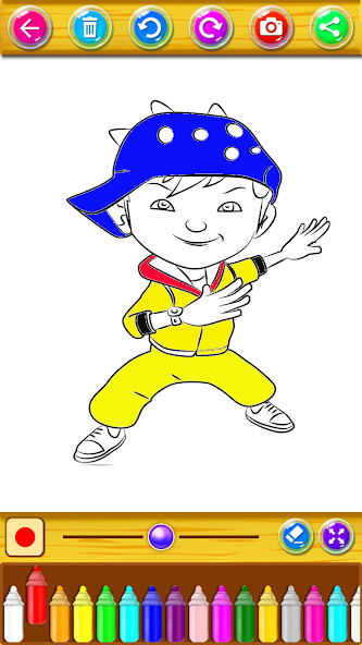 Run android online APK Coloring Cartoon Boboy from MyAndroid or emulate Coloring Cartoon Boboy using MyAndroid