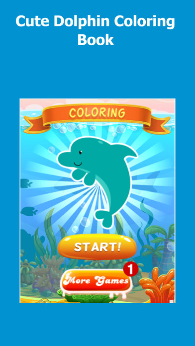 Emulate iPhone app Coloring Dolphin Game using MyAndroid Emulate iPhone app Coloring Dolphin Game using MyAndroid