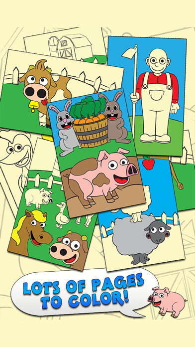Emulate iPhone app Coloring Farm Animal Coloring Book For Kids Games using MyAndroid Emulate iPhone app Coloring Farm Animal Coloring Book For Kids Games using MyAndroid