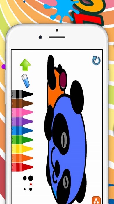 Emulate iPhone app Coloring for Kids 4 - Fun Color & Paint on Drawing Game For Boys & Girls using MyAndroid