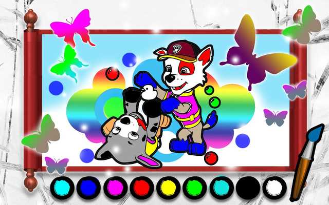 Emulate Android APK Coloring game Paw Puppy Patrol