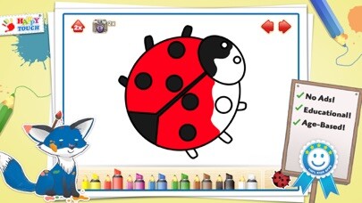 Emulate iPhone app COLORING GAMES Happytouch® using MyAndroid