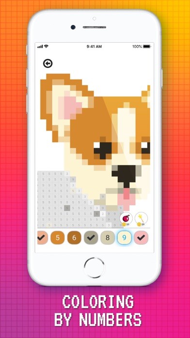 Emulate iPhone app Coloring Games· using MyAndroid