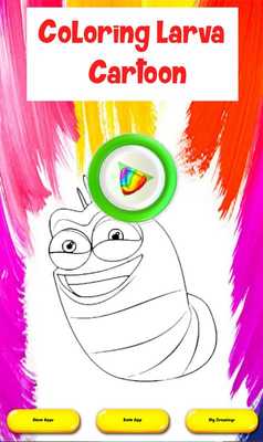 Emulate Android APK Coloring Larva Pages Cartoon Hero Emulate Android APK Coloring Larva Pages Cartoon Hero