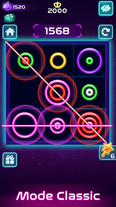 Emulate iPhone app Coloring Match 3 using MyAndroid