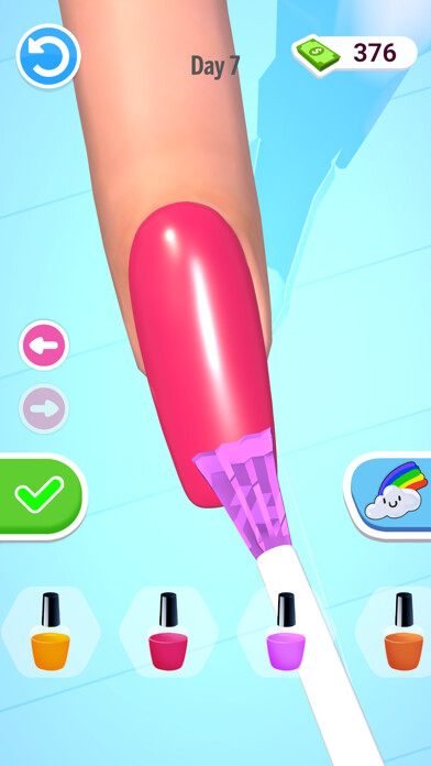 Emulate iPhone app Coloring Nails 3D - Salon DIY using MyAndroid