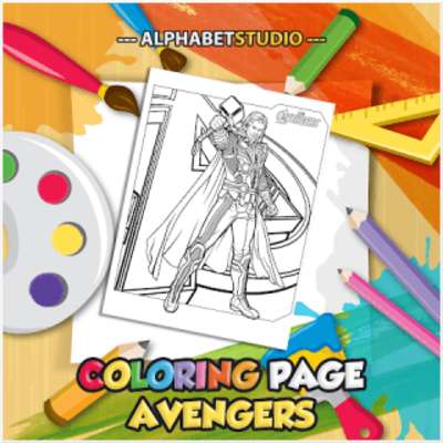 Emulate Android APK Coloring Page Of Avenger Emulate Android APK Coloring Page Of Avenger