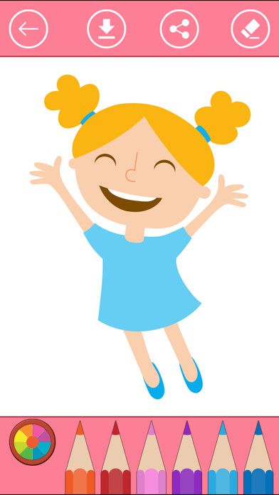 Emulate iPhone app Coloring Pages for Girls, Coloring Book for Kids using MyAndroid Emulate iPhone app Coloring Pages for Girls, Coloring Book for Kids using MyAndroid