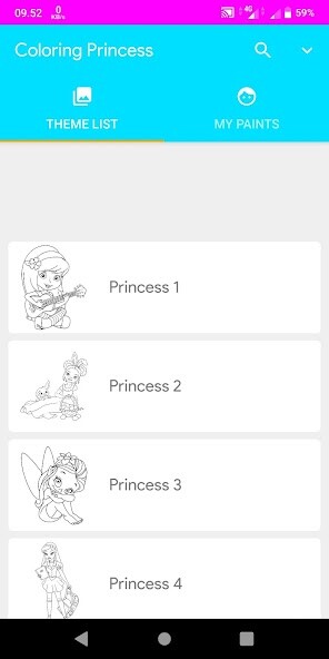 Emulate Android APK coloring princess Emulate Android APK coloring princess