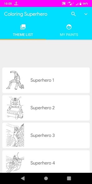 Emulate Android APK Coloring Superhero