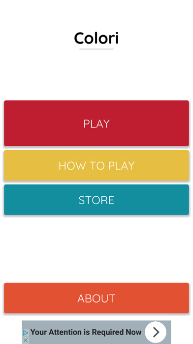 Emulate iPhone app Colori - Relaxing Color Puzzle using MyAndroid