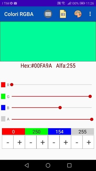 Run android online APK Colori RGBA from MyAndroid or emulate Colori RGBA using MyAndroid