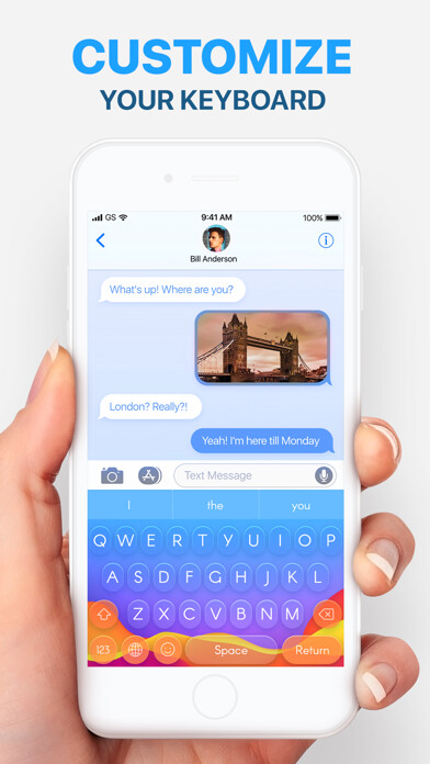 Emulate iPhone app Color Keyboard - Themes, Fonts using MyAndroid