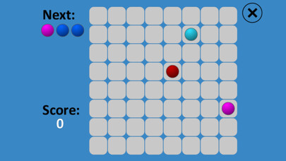 Emulate iPhone app Color Lines Touch using MyAndroid