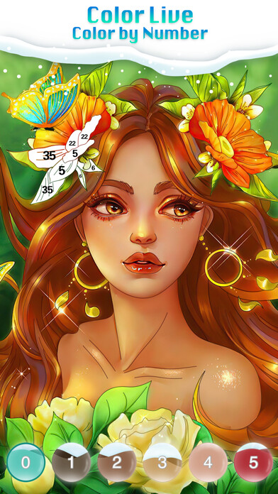 Emulate iPhone app Color Live - Color by Number using MyAndroid Emulate iPhone app Color Live - Color by Number using MyAndroid