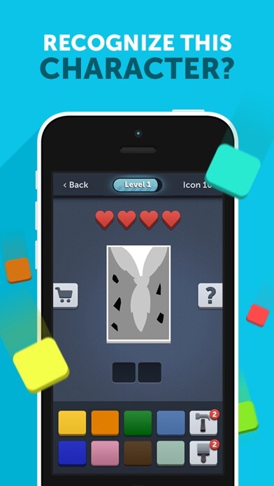 Emulate iPhone app Colormania - Guess the Colors using MyAndroid