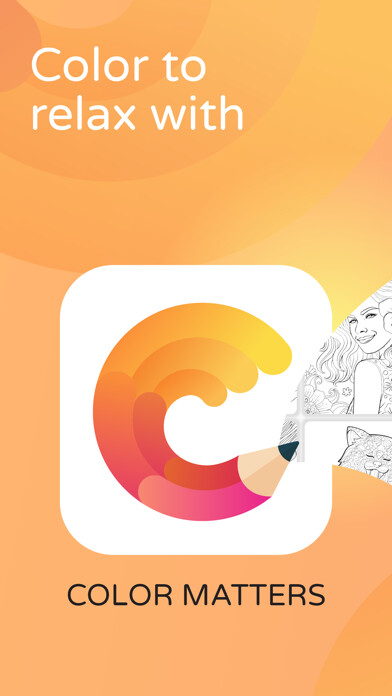 Emulate iPhone app Color Matters Coloring Game using MyAndroid