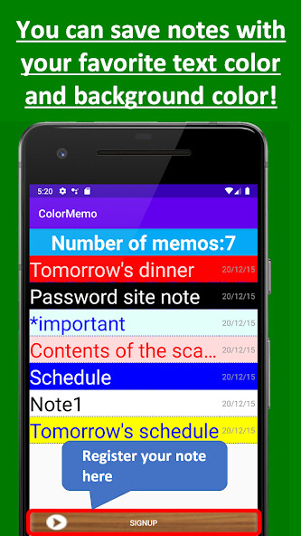 Emulate Android APK ColorMemo Emulate Android APK ColorMemo