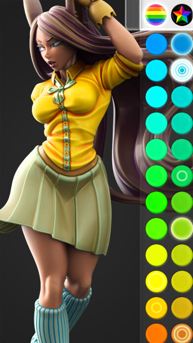 Emulate iPhone app ColorMinis Painter 3D Coloring using MyAndroid Emulate iPhone app ColorMinis Painter 3D Coloring using MyAndroid