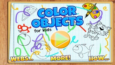Emulate iPhone app Color Objects For Kids using MyAndroid