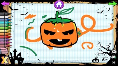 Emulate iPhone app Color Objects Halloween using MyAndroid Emulate iPhone app Color Objects Halloween using MyAndroid