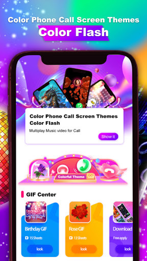 Run android online APK Color Phone Call Screen Themes - Color Flash from MyAndroid or emulate Color Phone Call Screen Themes - Color Flash using MyAndroid