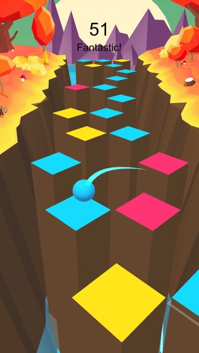 Emulate iPhone app Color Piano Ball: Jump and Hit using MyAndroid