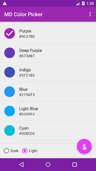 Run android online APK Color Picker Pro For Designers from MyAndroid or emulate Color Picker Pro For Designers using MyAndroid